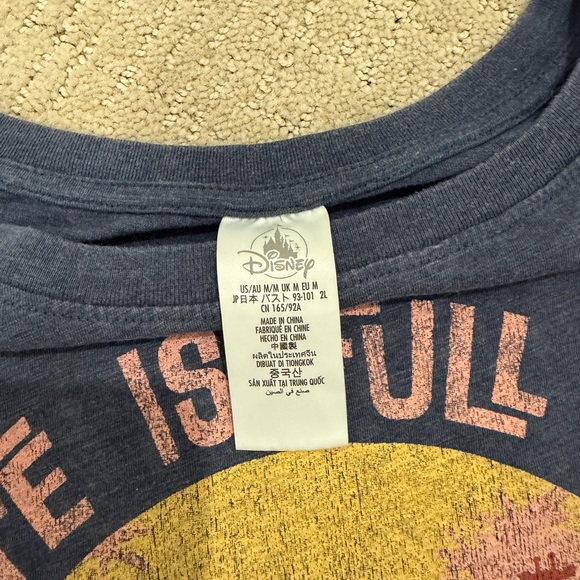 Disney Parks Tiki Room Adventureland Navy Blue Women’s Cropped T-Shirt - Picture 3 of 3